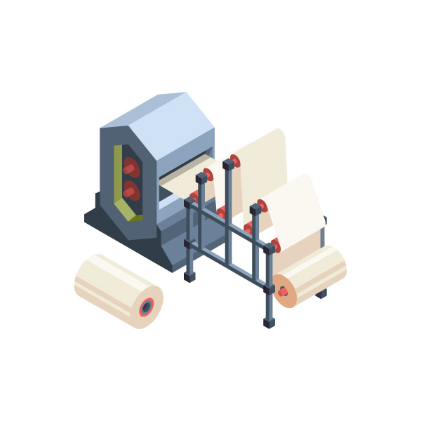 Paper Mill Vector Image