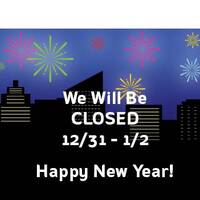 Closed for New Years